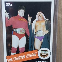 2015 Topps WWE Legends The Foreign Legion Wrestling Card 