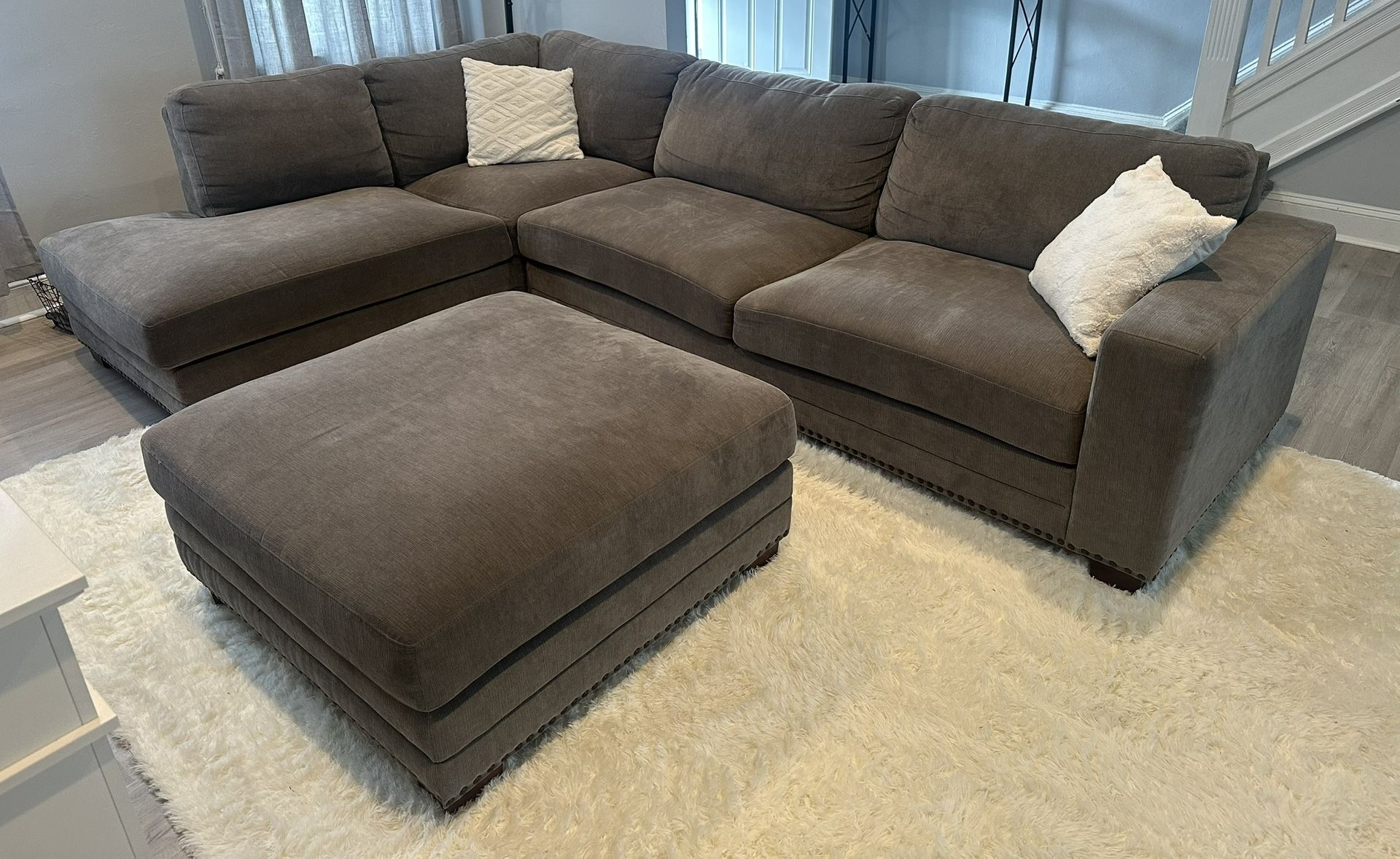 Grey Sectional Couch 