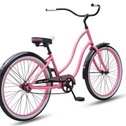 Tuesday X Volcom pink beach cruiser