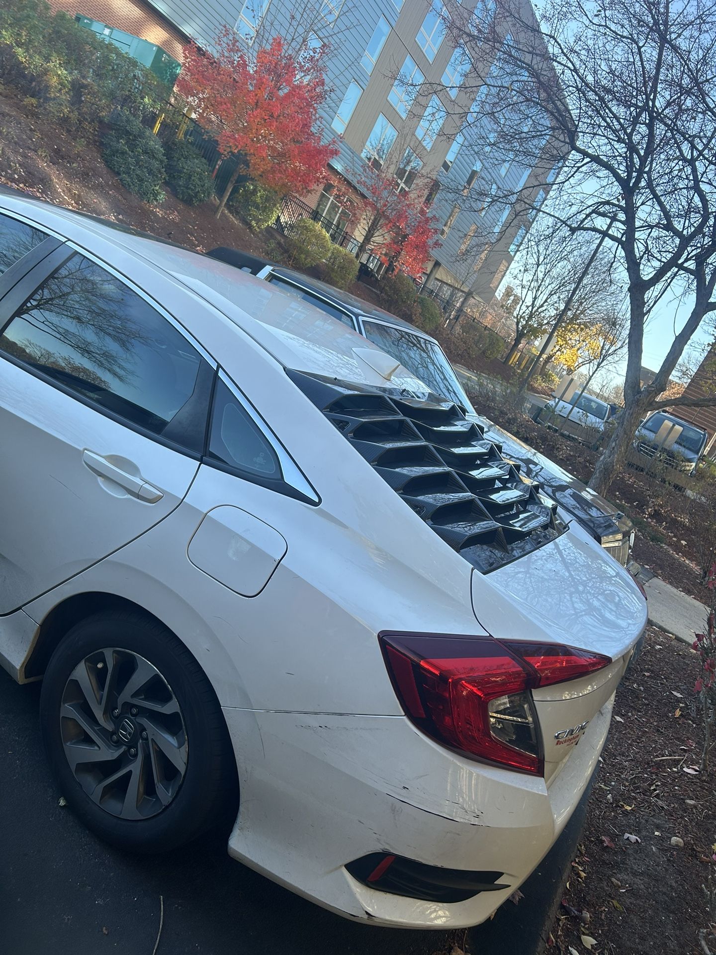 Carbon Fiber Rear/side Window Louver