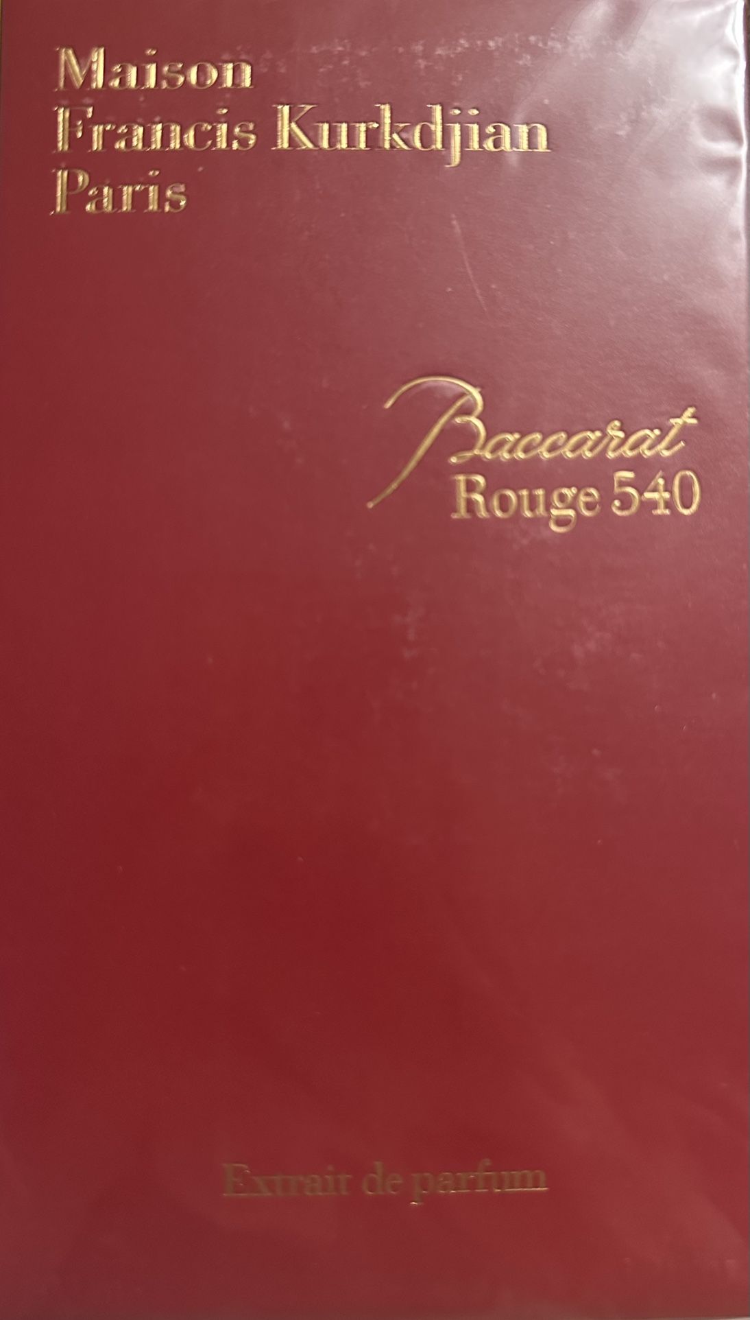 Maison Francis Kurkdjian Baccarat Rouge 540 Eau de Parfum 200mL – New & Sealed – Authentic Luxury Fragrance