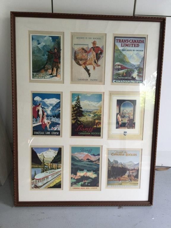 CANADIAN PACIFIC PHOTOS FRAMED