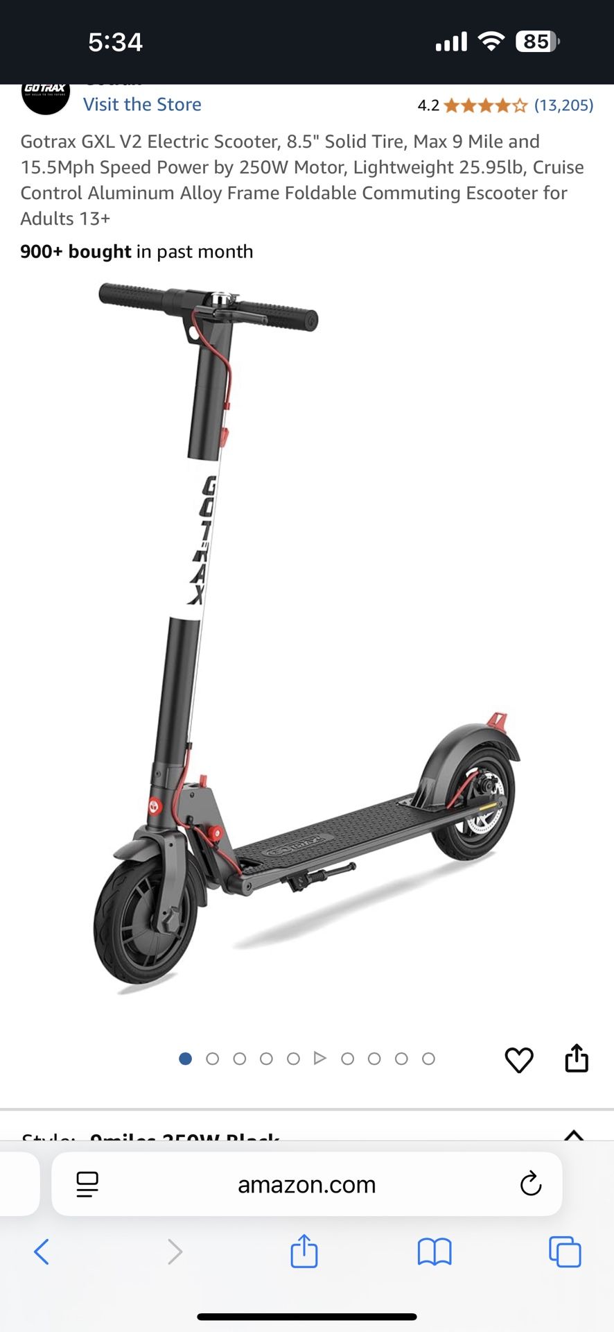 Gotrak Scooter 90 Gxl V2 Edition