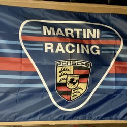 Martini Porsche Racing Banner 