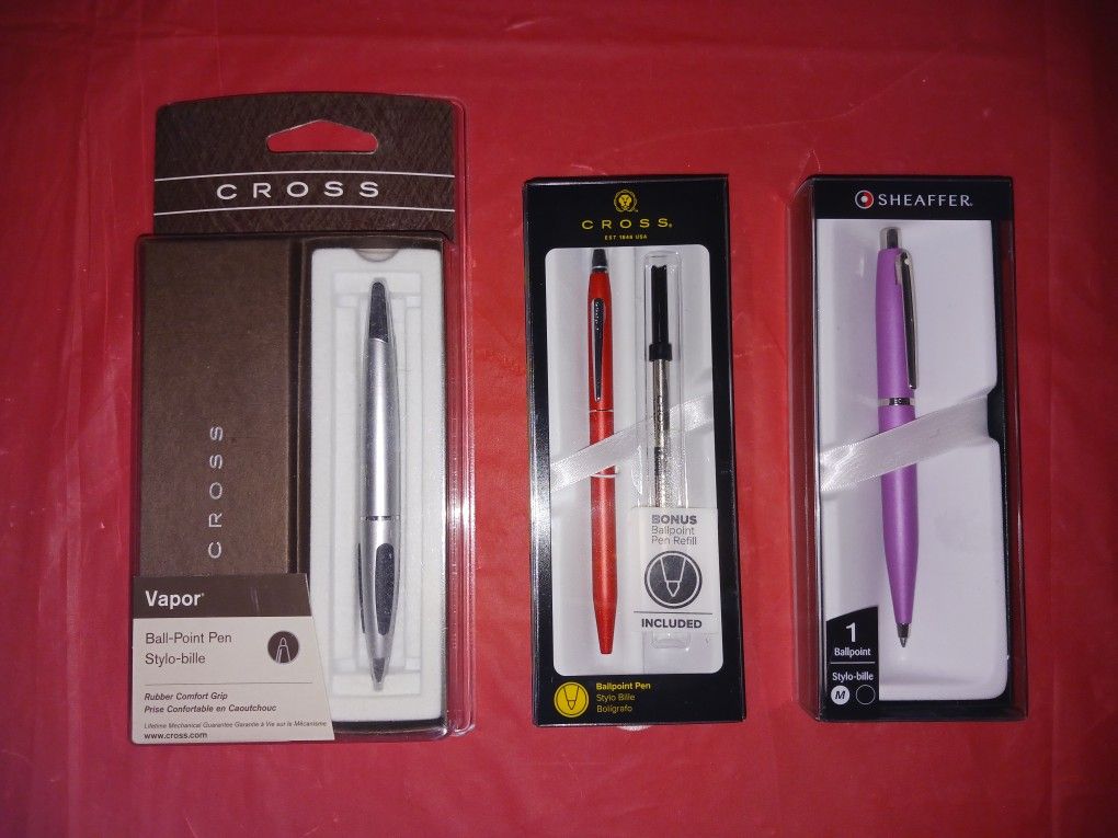 Cross And SHAEFFER PENS $25 Each.