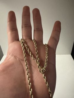 14k Gold rope chain