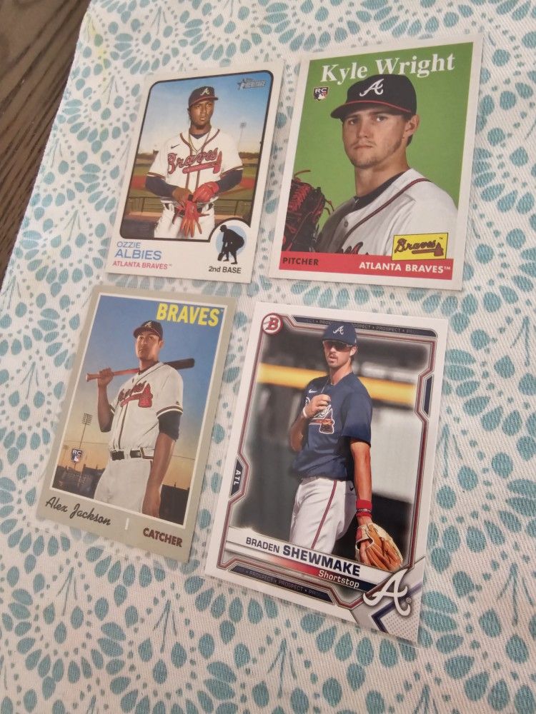 Atlanta Braves Newer Baseball Cards Lot