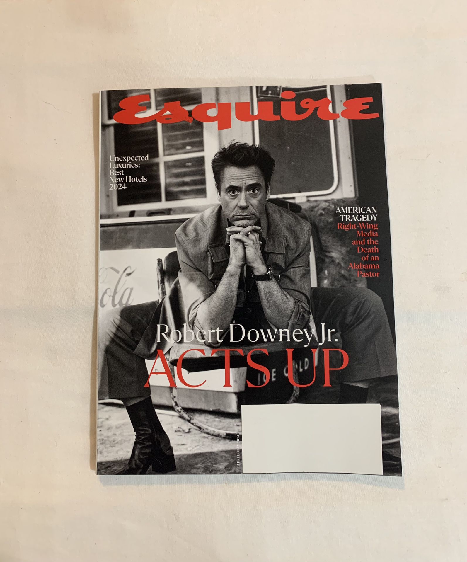 Esquire Robert Downey Jr “Acts Up” Issue April/May Magazine