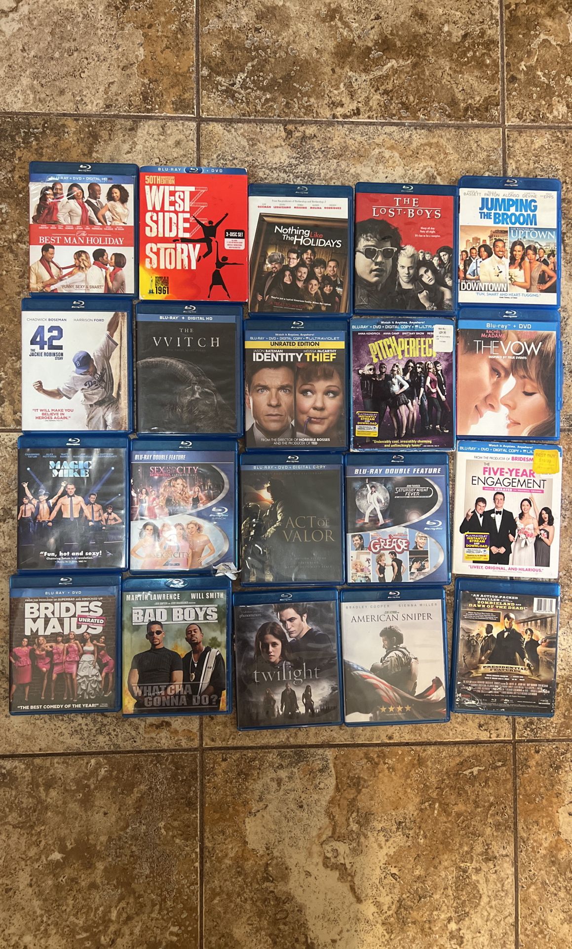 Blu Ray Movies $3 each