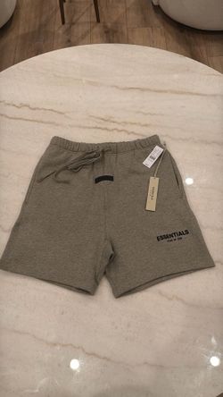 Essentials fear of god dark oat shorts