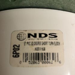 NEW NDS PVC Short Term Elbows with Drain Grids