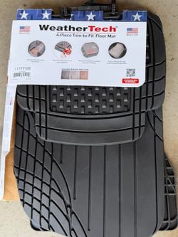 WeatherTech 4-Piece Trim-to-Fit Floor Mats. Brand new. $44