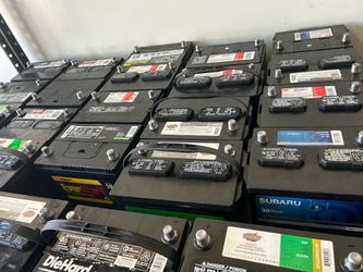 New and rebuilt and used car Batterys