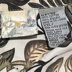 Ocean Pacific Sport Hawaiian Surf Shirt XXL | Vintage OP Tropical Button Up