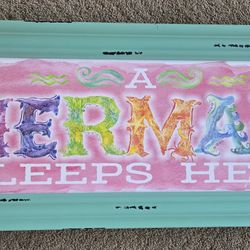 New Mermaid Framed Art