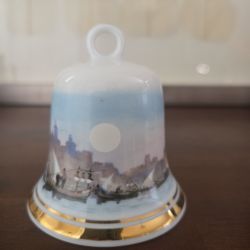 Franklin Collection Porcelain Bell – Made in Portugal (Venice Scene)
