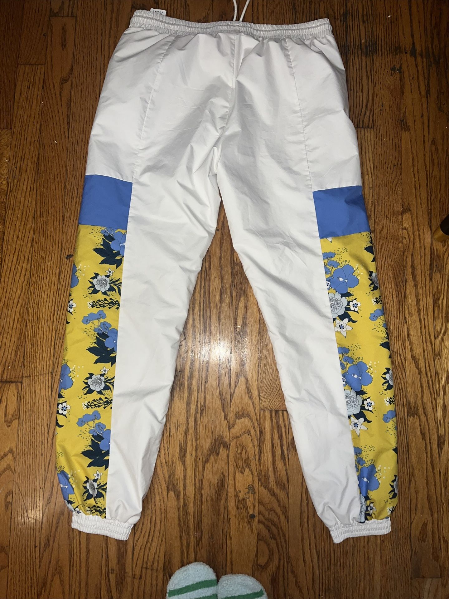Puma White Floral Windbreaker Pants