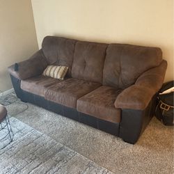 Leather Sofa, Bought New In 2022 From Ashley Furniture