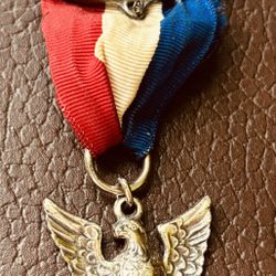 Vintage Boy Scout Medal. Silver. Collectible 