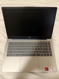 HP Laptop Blue Silver