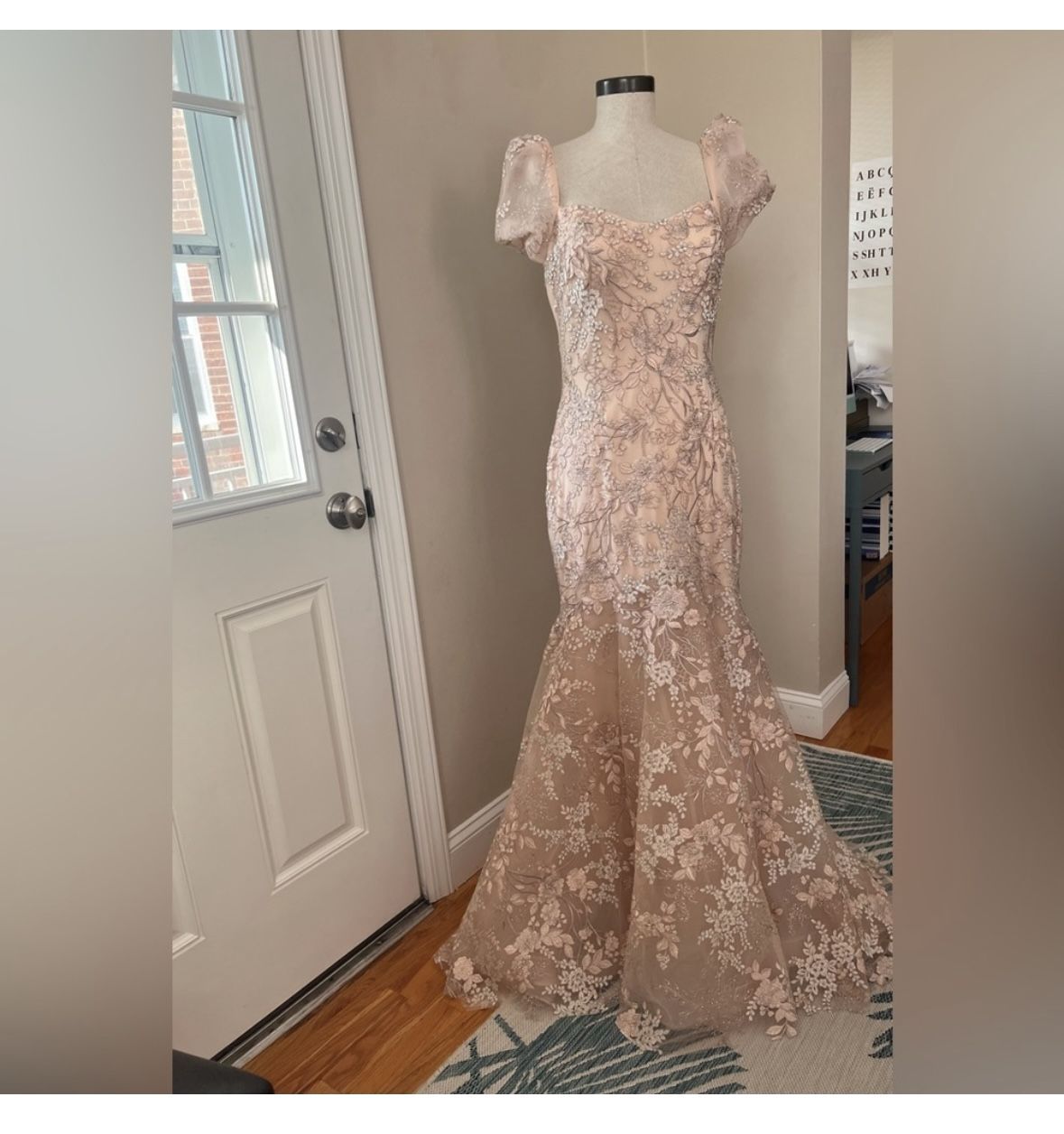 Blume Floral Mermaid Dress Andrea & Leo Couture