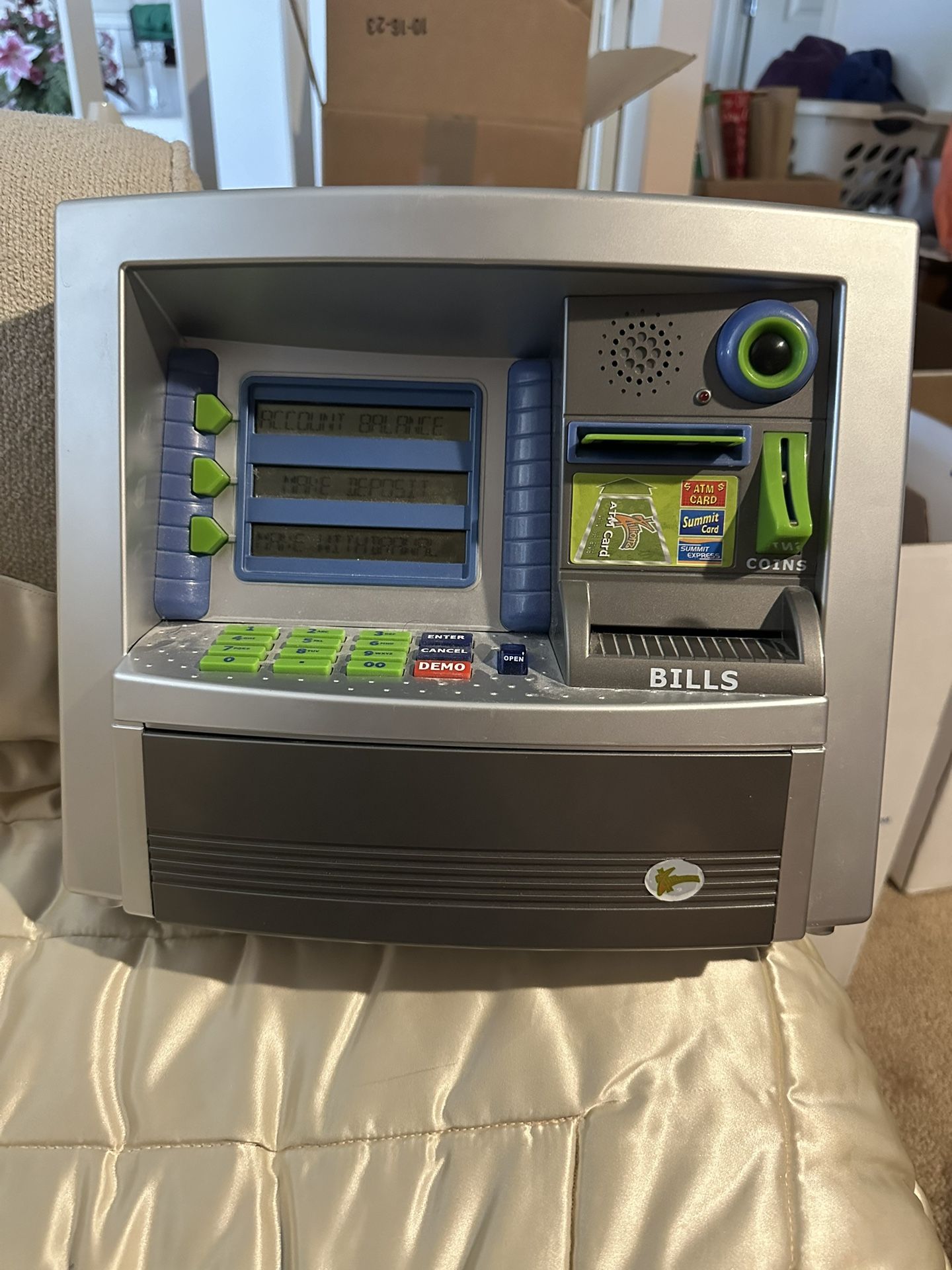 Summit Deluxe Zillionz ATM Electronic Talking Bank & Savings Machine