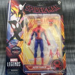 Marvel Legends Spider-Man Across The Spider-Verse -  Peter Parker Figure |  New In Box |