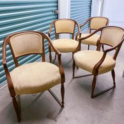 4 Antique Captain Chairs