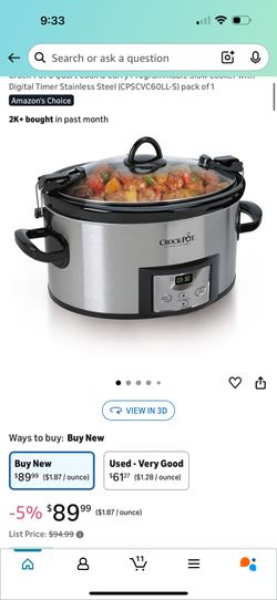 Brand New Crockpot Slow Cocker