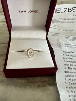 14k lab diamond engagement ring OBO