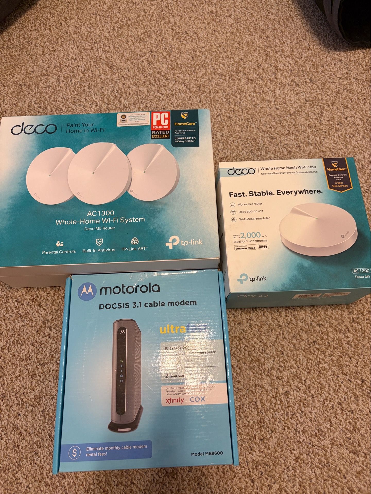 Mesh WiFi setup