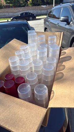 Plastic cups