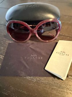 Coach Oversized Sunglasses with Case