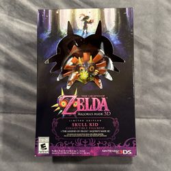 Nintendo 3DS Legend Of Zelda Majora’s Mask 3D Special Edition OPENED COMPLETE IN BOX!