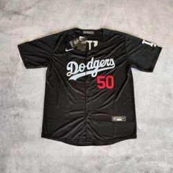 Black LA Dodgers Stitched Jersey New With Tags Available All Sizes 