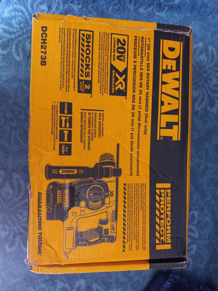 DEWALT XR 20-volt Max 1-in Sds-plus Variable Speed Cordless Rotary Hammer Drill ( Tool Only)