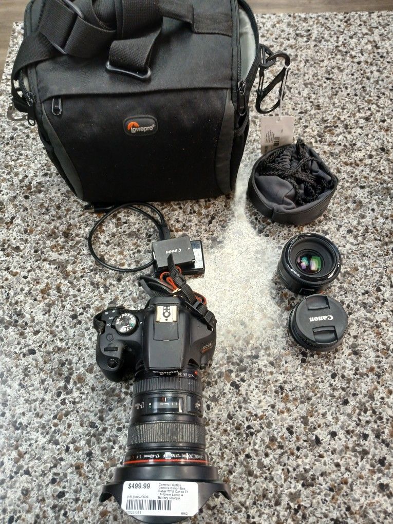 Camera Canon Eos Rebel T7