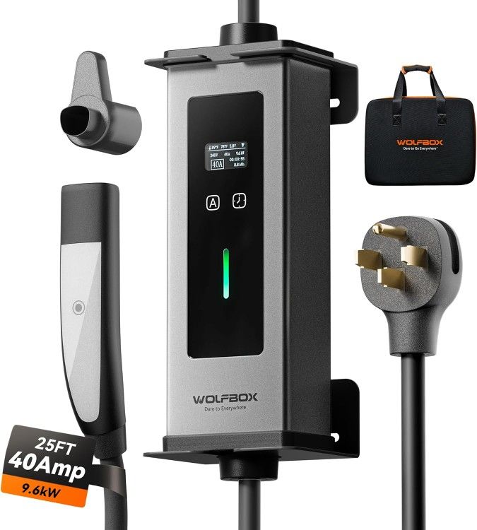 WOLFBOX Level 1&2 Tesla Charger 40A