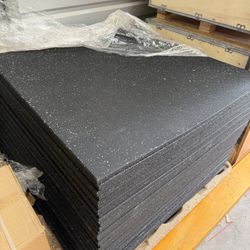 Brand New high quality rubber gym mats. 40x40in each one $25 
