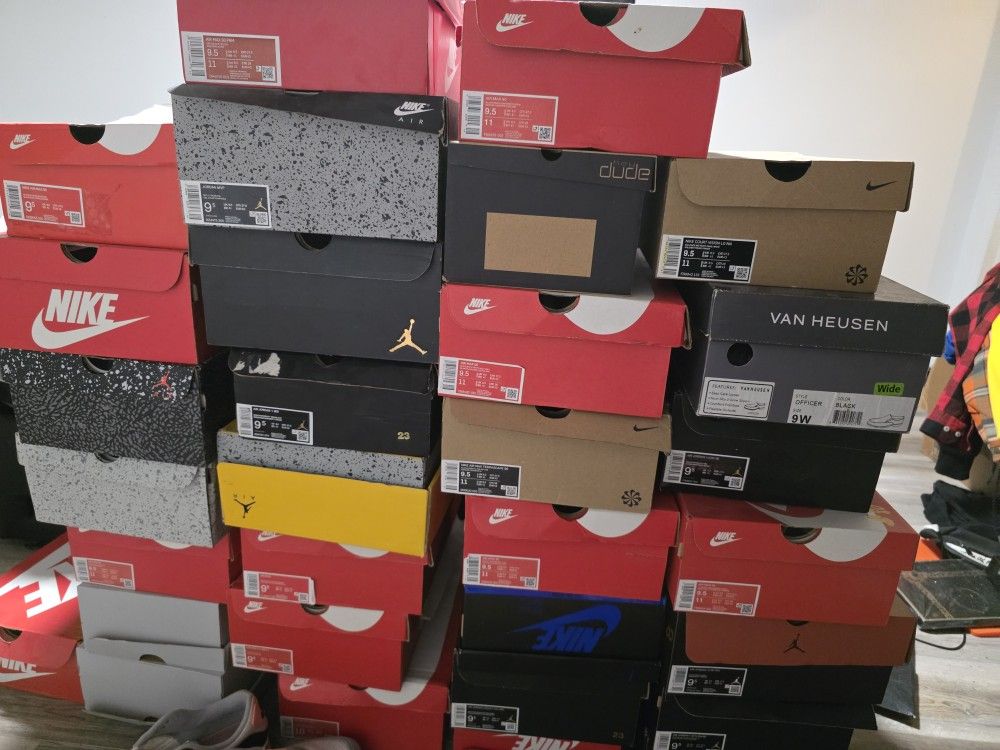 Size 9.5 Jordan's, AirMax, Air Force 1s & More