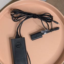 Dell 130W 4.5mm AC Adapter Charger + LAN - Type-C Adapter