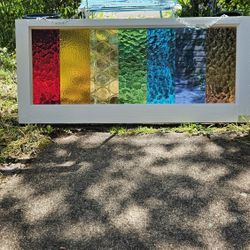 Rainbow PRIDE Window Art