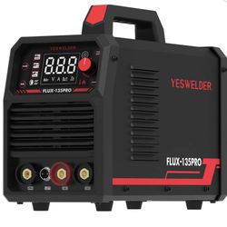 YesWelder FLUX-135PRO 135Amp MIG Welder 110V Gasless Flux Core Inverter Welder