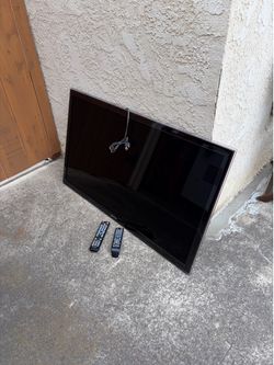 Samsung 46” and 32” flat screen LCD TVs and speakers