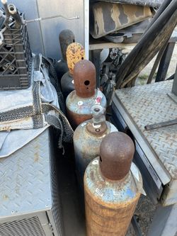 Acetylene Tanks Full Not The Smallest But Medium Size Ready To be Used