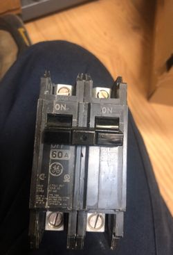 THQC2160WL GENERAL ELECTRIC CIRCUIT BREAKER 2 POLE 60 AMP 240 VAC NEW!