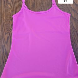 Spaghetti Strap Blouse. Pink Tank Top. Blusa De Tirantes 