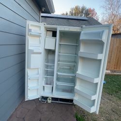 White whirlpool fridge