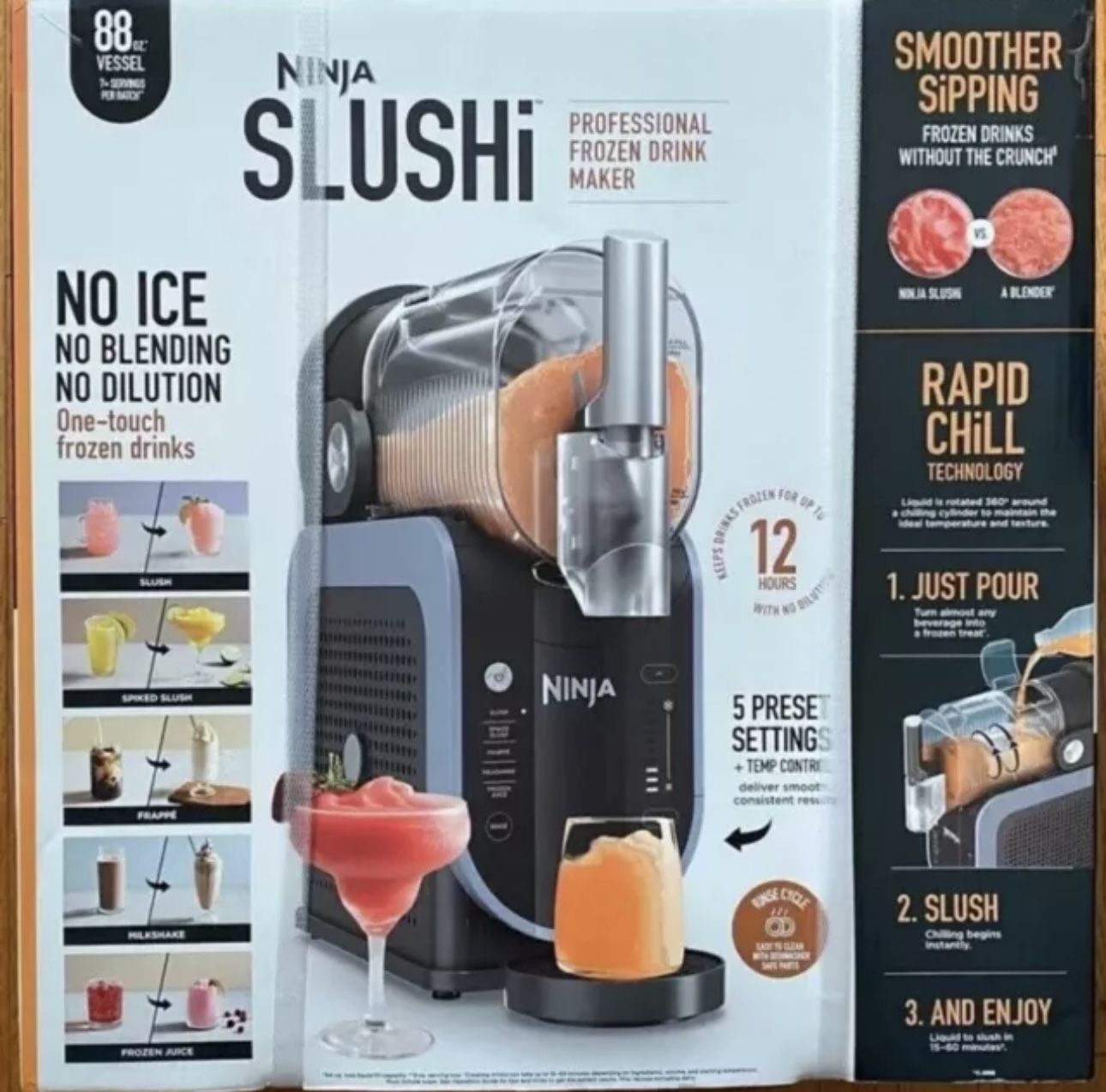 💠 Ninja Slushi 💠 5-in-1 Professional Frozen Drink Machine ❄️New FS301🧊