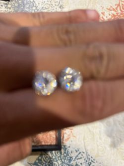 925 Moissanite Earrings 